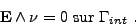 \begin{displaymath}
{{\mathbf E}} \wedge \nu = 0 \mbox { sur } \Gamma_{int} \ .
\end{displaymath}