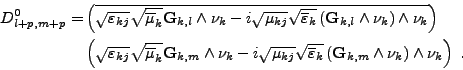 \begin{displaymath}%
\null\,\vcenter{\openup\jot \let\\ =\@
\ialign{\strut\hfil...
...m} \wedge \nu_k \right) \wedge \nu_k \right) \ . \cr
\crcr}}\,
\end{displaymath}