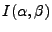 $I(\alpha,\beta)$