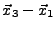 $\vec{x}_3-\vec{x}_1$