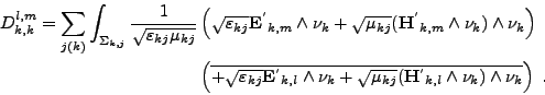 \begin{displaymath}
\null\,\vcenter{\openup\jot \let\\ =\@
\ialign{\strut\hfil$...
...k,l} \wedge \nu_{k}) \wedge \nu_{k}} \right) \ . \cr
\crcr}}\,
\end{displaymath}