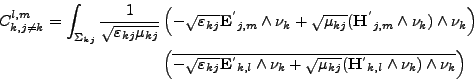 \begin{displaymath}
\null\,\vcenter{\openup\jot \let\\ =\@
\ialign{\strut\hfil$...
...}}_{k,l} \wedge \nu_{k}) \wedge \nu_{k}} \right) \cr
\crcr}}\,
\end{displaymath}